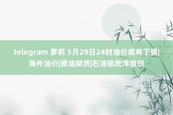 telegram 萝莉 5月29日24时油价或将下调|海外油价|原油期货|石油输放洋组织
