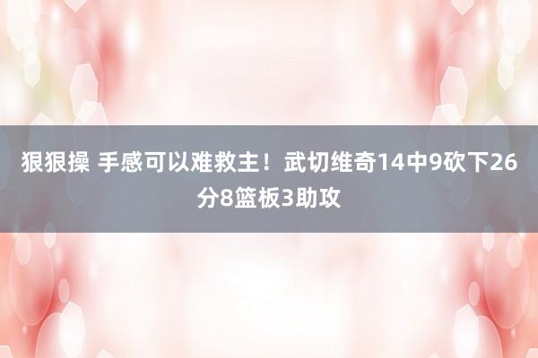 狠狠操 手感可以难救主！武切维奇14中9砍下26分8篮板3助攻